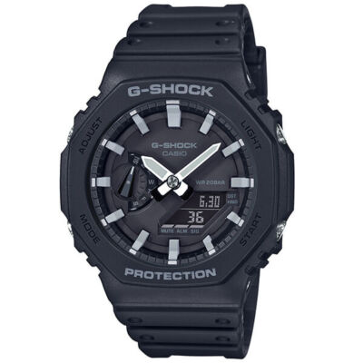 【美品】CASIO G-SHOCK GA-2100RC-1AJF ブラック CASIO G-SHOCK GA-2100-1AJF Carbon Core Guard Watch Analog Digital