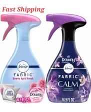 Febreze Odor-Fighting Fabric Refresher, Downy Calm and Downy April Fresh, 16.9Oz