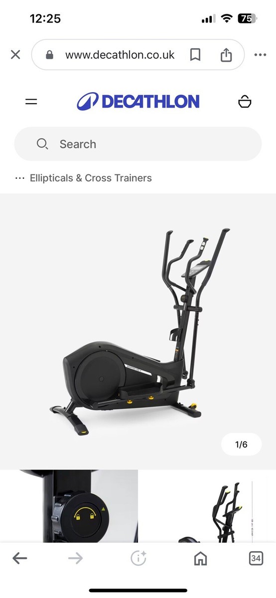 Fitness El 100 Cross Trainer Decathlon Cardio Velo Elliptique