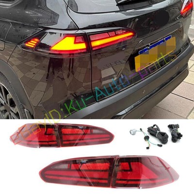 LED Rear Tail Lights lamp Start-up Red Fit For Toyota Corolla Cross 2022-24