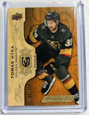 2018-19. Tomas Hyka /299 Engrained Hockey Rookie Upper Deck UD True RC 18/19