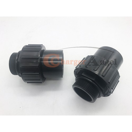 2 Union Plumbing Joints 1.5" NPT x 1.5" Swimming Pool Spa Pump Slip Fitting CPVC