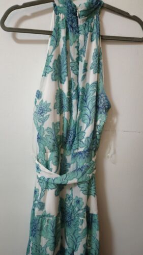 TAYLOR Casual Women's Halter Floral Maxi Dress With Belt Size 12 - Picture 8 of 21