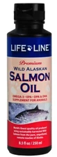 Life Line Wild Alaskan Salmon Oil for pets, dogs, cats, FRESH, Premium, 8.5 floz