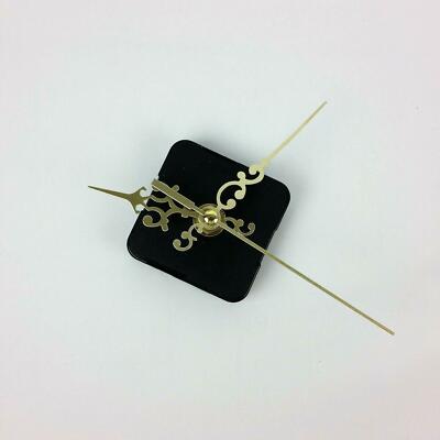 1 Quartz Clock Movement Mechanism Brass Hands Set Kit DIY Parts Serpentine LS