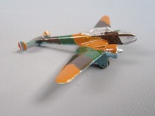 B381 Vintage Potez 630 Avion Bi Moteurs Camouflé WWII Jouet Aluminium 8.8 cm