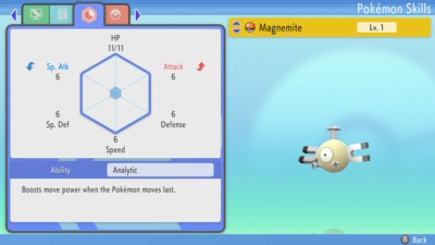 Pokemon Brilliant Diamond Shining Pearl BDSP - Shiny 6IV Magnemite
