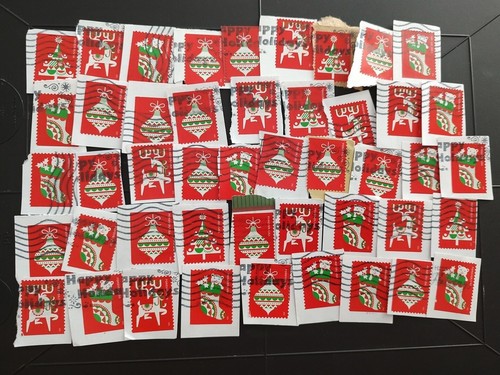 180 Usa Ornaments Holiday Delight Used Forever Stamps on Paper Cancels Will Vary