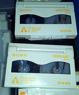 NEW Sealed 5-pack SONY Tape AIT Data Tape Cartridge SDX2-50C AIT-2 130Gb 