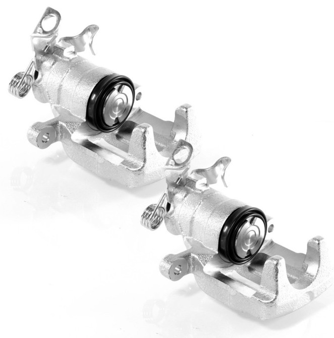 2x Brake Calipers Rear Right & Left for FIAT ULYSSE 02-, CITROËN C8 02-, PEUGEOT