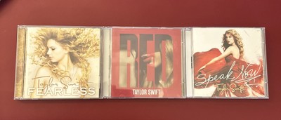 Lot Of 3 Taylor Swift CDs, Speak Now, Red (Target Exclusive), Fearless