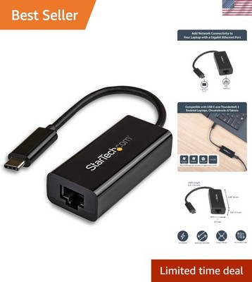 Realtek Chipset USB-C Ethernet Adapter - Superior Connectivity for Laptops