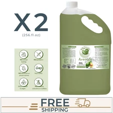 X2 Bella Terra Oils -AVOCADO OIL - FOR SKIN & HAIR 256 fl oz EXP: 09/2026