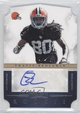 2012 Panini Prominence Rookie Signatures Die-Cut /199 Travis Benjamin Auto 3c4