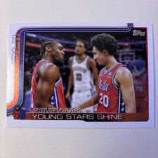 2025-26 Topps Checklist Jared McCain #275 Philadelphia 76Ers Basketball Card Nm￼