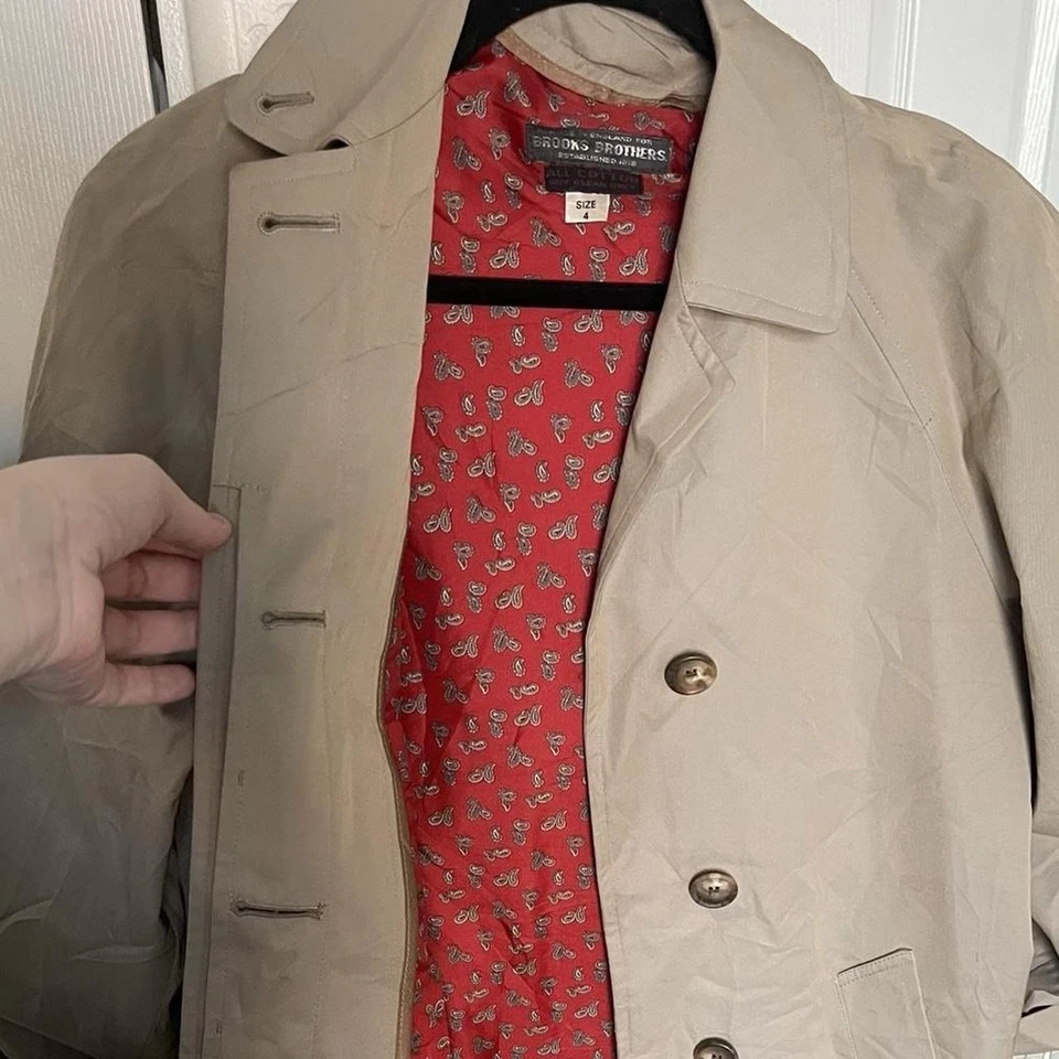 Gabardina vintage de Brooks Brothers hecha en Inglaterra Foto 4 de 4