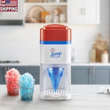 Electric Snow Cone Shaved Ice Maker Parties Birthdays Slushies Cocktails Gifts