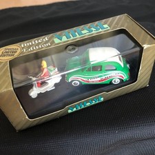 Vitesse Vespa Fiat 500 La Pizza di Gennaro Minicar 1262/5000 Rare From J #QYI9FJ