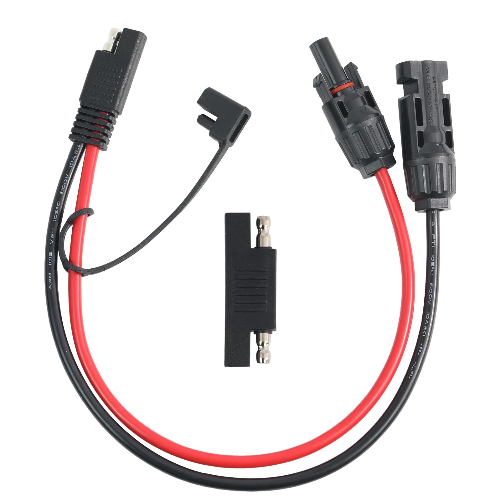 1ft 10AWG Solar Panel Connector Cable, SAE to MC-4 Male Female Adapter PV Ext.... Available Now for $17.82