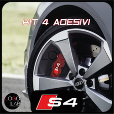 KIT 4 ADESIVI AUDI S4  Per pinze freno maggiorate