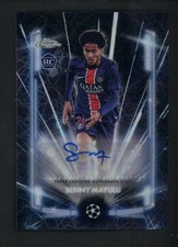 2024 Topps Chrome UEFA UCC Senny Mayulu Black Lazer RC Rookie Auto