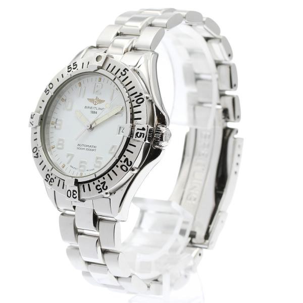 BREITLING COLT A17035 38mm SS White #C28390