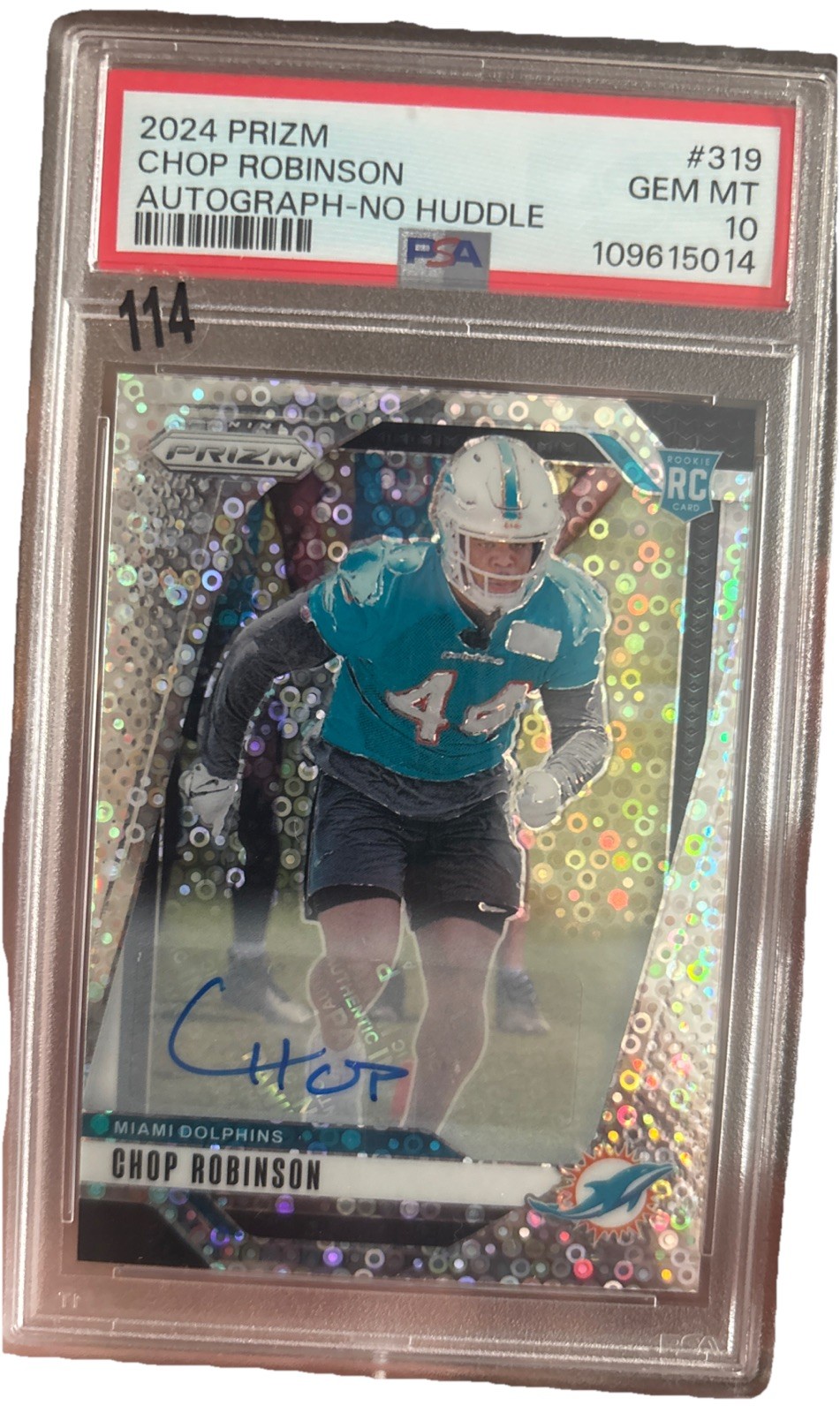 2024 Prizm Chop Robinson Autograph-no Huddle