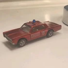 Hot Wheels Redlines Cruiser Chief 1969 Red Diecast 1:64 Fire Dept Car