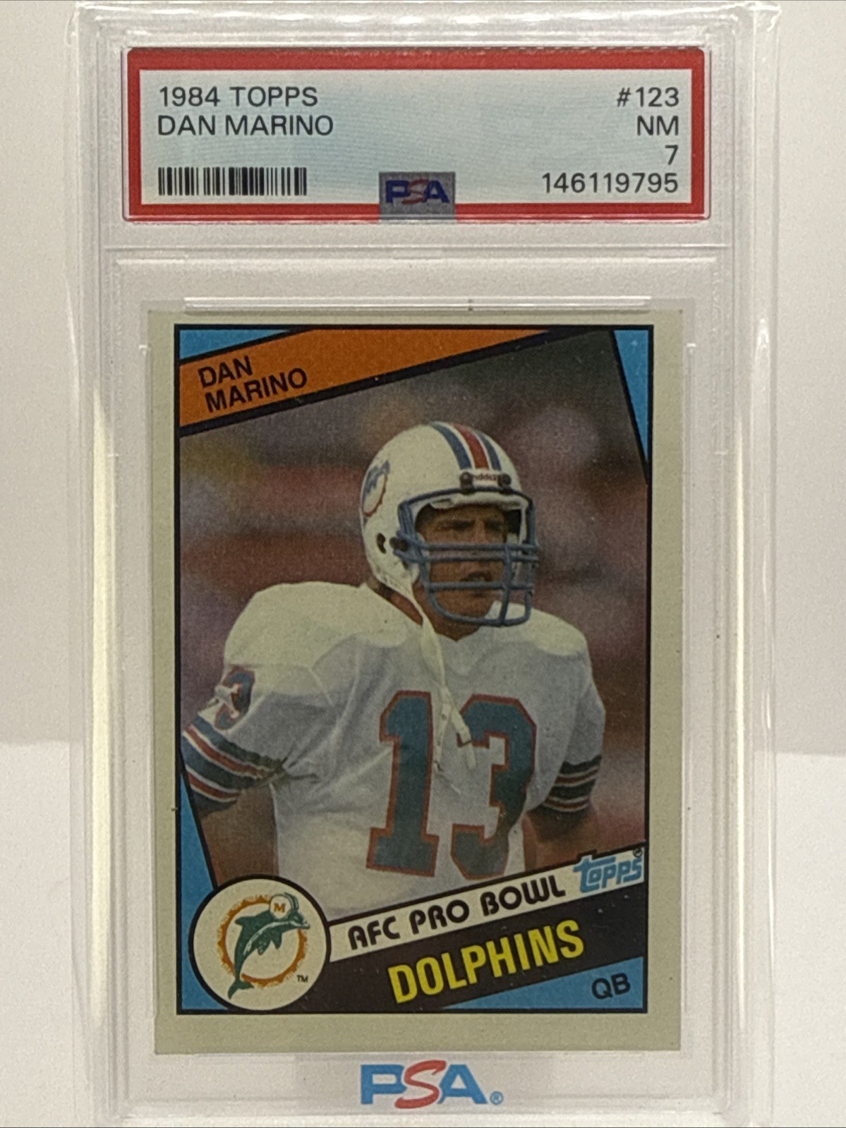 1984 Topps - Dan Marino #123 (RC) PSA 7