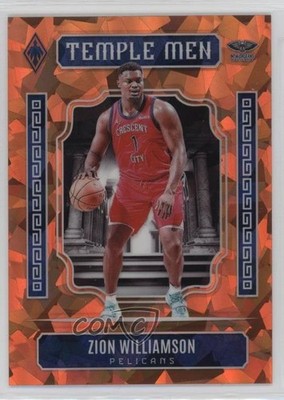 2023-24 Panini Phoenix Temple Men Orange Ice 104/249 Zion Williamson #6 6o3