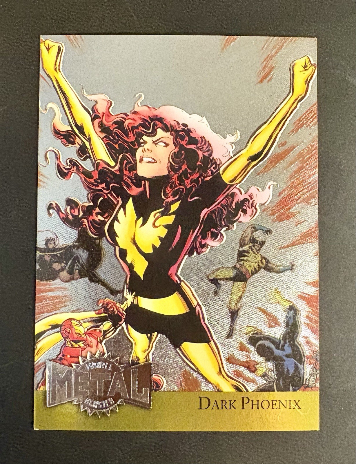 2015 Marvel Fleer Retro 1995 Fleer Metal Blaster Dark Phoenix #9