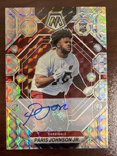 2023 Panini Mosaic - Rookies Paris Johnson Jr. #354 Mosaic Prizm Autographs (AU,