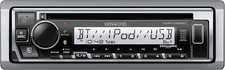 KENWOOD KMR-D382BT 50W x 4Ch Single Din Car/Marine Stereo Head Unit - New