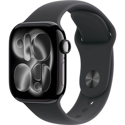 Watch Gen 11 Series 11 46mm Jet Black Aluminum - Black Sport Band MEUW4LW/