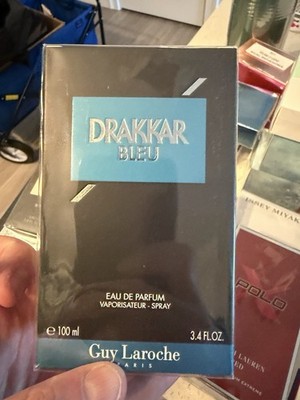 Drakkar Bleu Eau De Parfum, 3.4 Oz Men s Cologne **NEW IN BOX**