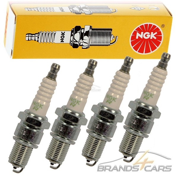 4X NGK ZÜNdkerze ZÜNdkerzen FÜR Opel Kadett C D E Manta B Omega-image