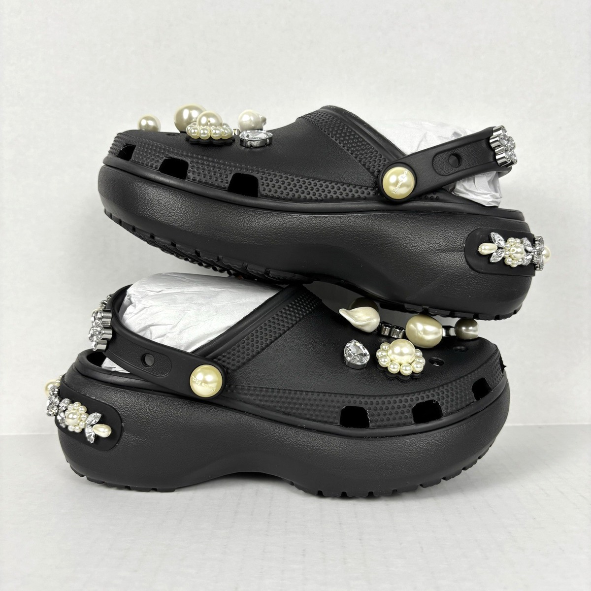 Simone Rocha x Crocs Classic Platform Clog Black 211798-001 Women