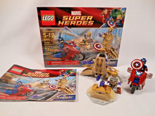 LEGO 6865 Captain America's Avenging Cycle Complete w/Box & Instructions