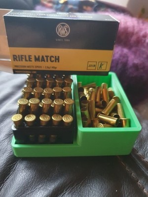 Munitionsentnahmehilfe, mit Hülsenfach .22 lfB / .22 lr RWS, Geco, Lapua
