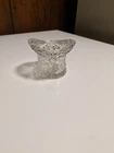 Vintage Fenton Clear Glass Daisy and Button Top Hat Toothpick Holder Vase 3.25”
