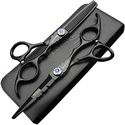SHARONDS 6 Inch 440C High Hardness Stainless Steel Hair Scissors Barber Cutting