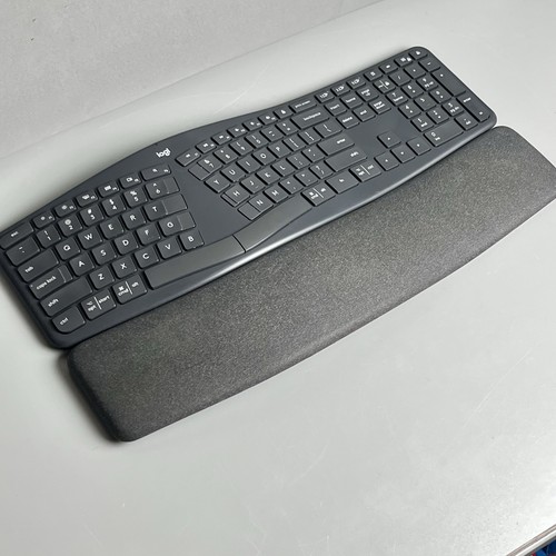Logitech ERGO K860 Wireless Keyboard - Black w/ USB Receiver - Picture 1 of 19