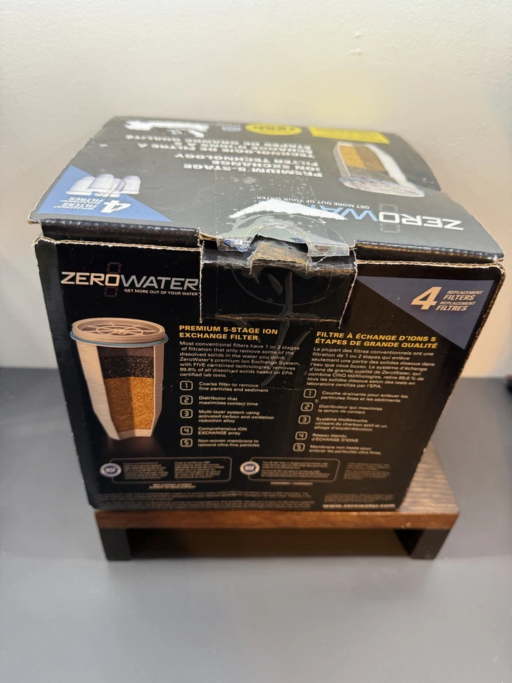 Zero Water 5 Stage Advanced Filtration 4 Pack Replacement Water Filters - Image 3 of 3