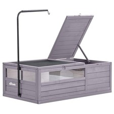 Large Tortoise Habitat Cage Wooden Enclosure Upgraded Weatherproof Aivituvin