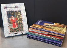 World Book Lot of 9 "CHRISTMAS AROUND THE WORLD" BOOKS RECIPES CALENDARS '78-'13