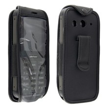 caseroxx Leather-Case with belt clip for Ulefone Armor Mini 2 in black made of g