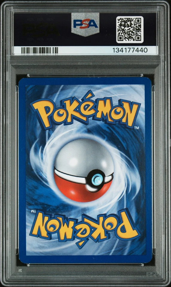 PSA 6 EX-MT Mew 2007 POP Series 5 Holo 3/17 Inverted Back Error Pokemon Card - Image 2 of 2
