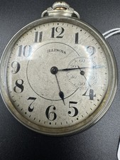 1912 17 Jewel Grade 604 Sz16 Illinois Pocket Watch