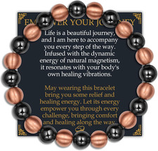 Pure Copper Magnetic Bracelet for Women Men Copper Jewelry with 3800 Gauss Magn