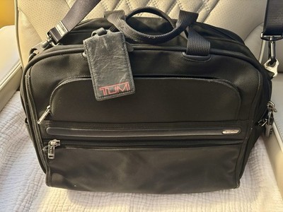 Tumi Alpha FXT Black Nylon 18'' Boarding Tote Bag Business Laptop 22154D4